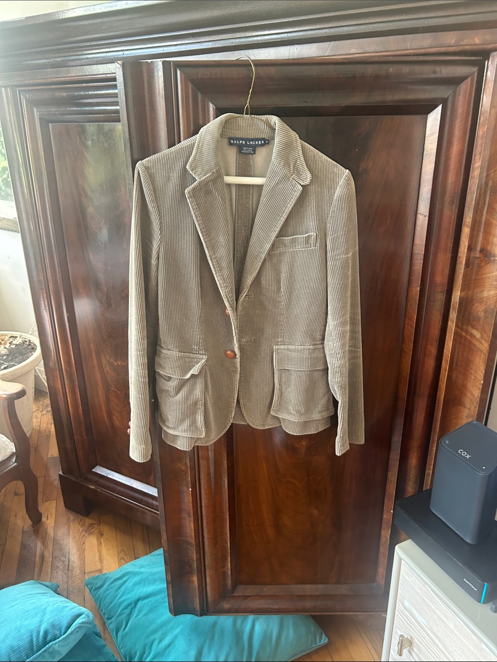 Ralph Lauren womens Corduroy blazer